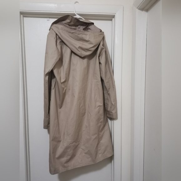 LONG TALL SALLY Hooded Women’s Trench Coat Size 18 - Picture 2 of 6